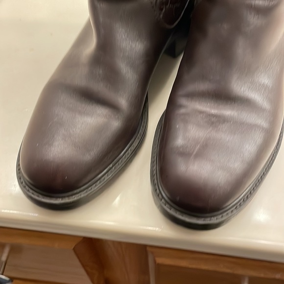 GUCCI GUCCISSIMA LeatherMAUD BACK ZIP RIDING BOOTS - Picture 11 of 15